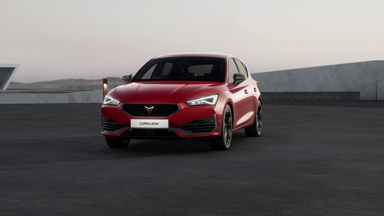 CUPRA Leon V in Desire red