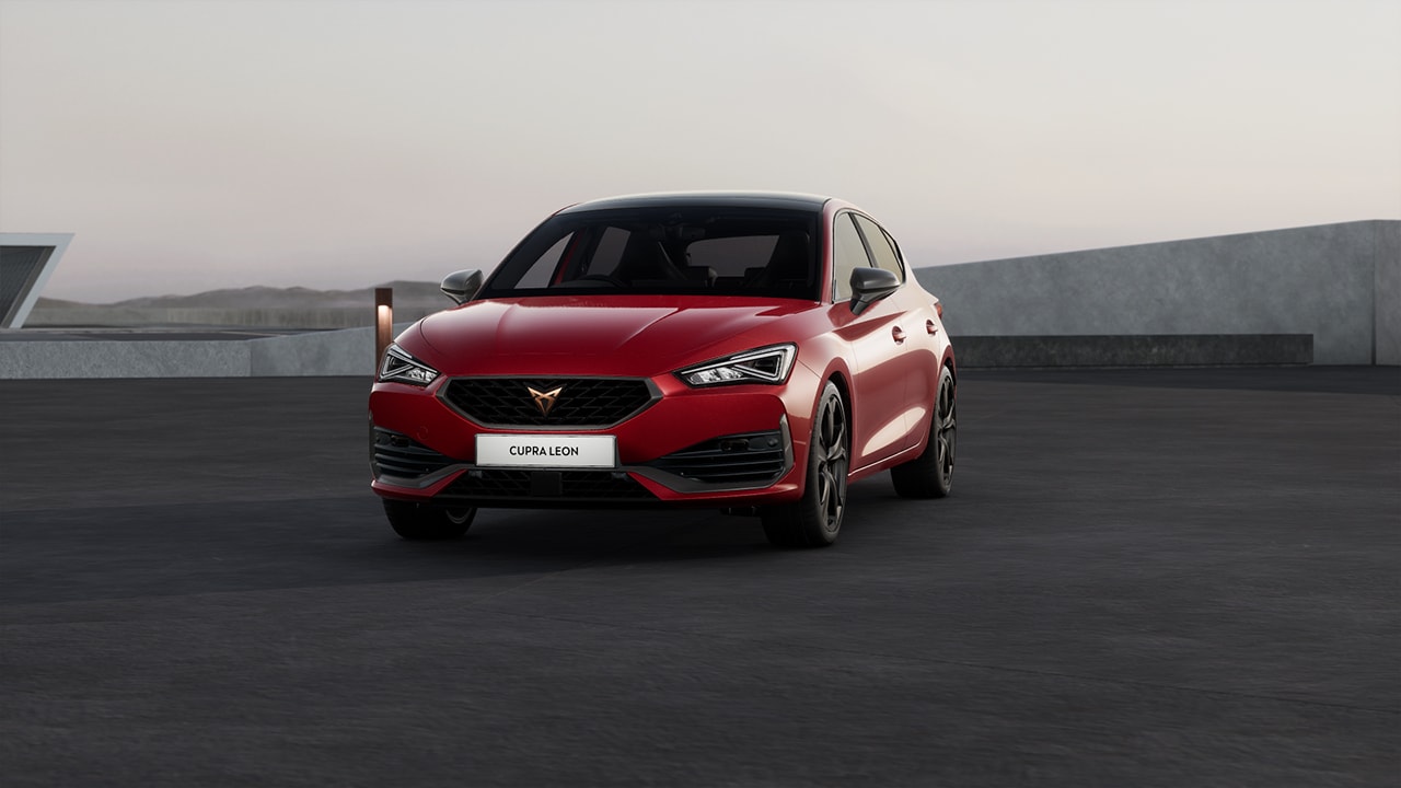 CUPRA Leon VZ in Desire red